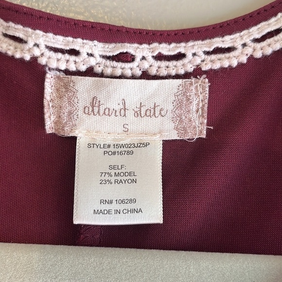 Altar’d State women’s plum colored casual swing dress Size Small - Picture 4 of 7